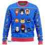 Studio Ghibli Blue Custom Gift For Fan Anime Christmas Ugly Sweater