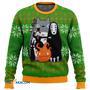 Studio Ghibli Miyazaki Squad Gift For Fan Anime Christmas Ugly Sweater