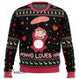 Studio Ghibli Ponyo Loves Ham Miyazaki Gift For Fan Anime Christmas Ugly Sweater