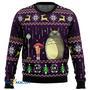 Studio Ghibli Totoro Rain Miyazaki Gift For Fan Anime Christmas Ugly Sweater