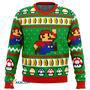 Super Mario Jump Gift For Fan Anime Christmas Ugly Sweater