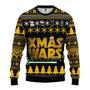 SW Christmas Sweater Xmas Wars Stormtrooper Darth Vader Golden Black Ugly Sweater Amazing SW Ugly