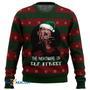 The Nightmare On Elf Street Freddy Krueger Custom Gift For Fan Anime Christmas Ugly Sweater