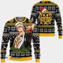 Trafalgar Law One Piece Anime BlackYellow Custom Gift For Fan Anime Christmas Ugly Sweater