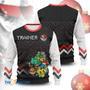 Trainer Pokemon League Pixel Manga Anime Gift Ugly Christmas Sweater