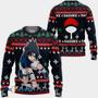 Uchiha Sasuke Naruto Anime Black Custom Gift For Fan Anime Christmas Ugly Sweater