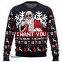 Uncle Santa Claus Custom Gift For Fan Anime Christmas Ugly Sweater