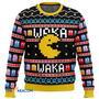 Waka Waka Pac Man Gift For Fan Anime Christmas Ugly Sweater