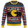 Waka Waka Pac Man Ugly Christmas Sweater