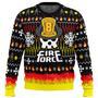 We Didn't Start the Fire this Christmas Fire Force Ugly Christmas Sweater