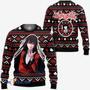 Yumeko Anime Kakegurui Custom Gift For Fan Anime Christmas Ugly Sweater