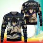 Yuno Ugly Christmas Sweater Anime Black Clover Xmas Gifts