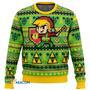 Zelda Holiday Link Gift For Fan Anime Christmas Ugly Sweater