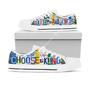 Autism Awareness Choose Kind Low Top Shoes White
