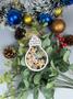 Personalized Gingerbread Family Acrylic Wooden Ornament Christmas Gift
