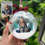 Custom Mom And Kid Photo Ball Ornament 3D Ball Ornament Gifts