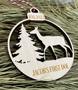 Personalized Hunting Christmas Ornaments, Wood Ornament
