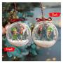 ELF Couple Custom Photo Ball Ornament Christmas 3D Ornament