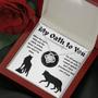 A Winter Wolf Oath - Love Knot Necklace
