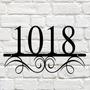 Address Plaque House Numbers, Address Sign for House, Address Plaque, Personalized Metal Signs for Home, Last Name Letter Sign, Metal Sign