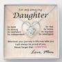 Be Brave Daughter Love Knot Necklace