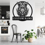 Custom Boar Head Metal Wall Art, Personalized Boar Head Name Sign Decoration For Room, Boar Head Home Decor, Custom Boar Head, Boar Lover