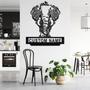 Custom Elephant Tree Metal Wall Art, Personalized Elephant Name Sign Decoration For Room, Elephant Home Decor, Custom Elephant, Elephant