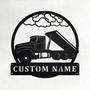 Custom Roll Off Truck Metal Wall Art, Personalized Truck Driver Name Sign Decoration For Room, Roll Off Truck Home Decor. Custom Truck