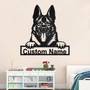 Custom West Gothic Dog Metal Wall Art, Personalized West Gothic Name Sign Decoration For Room, West Gothic Home Decor, Custom Dog
