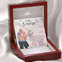 Gift For Wife, Gift For Her, Anniversary Gift For Wife, Birthday Love Knot Necklace, With A Lovely Message Card.