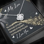 Girlfriend Necklace, Wife Necklace, To My Love , You Are The Music Of My Life Necklace With Gift Box