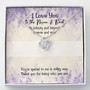 Girlfriend Necklace, Wife Necklace, To My Love Necklace , Gifts For Her To The Moon & Back , Love Knot Necklace