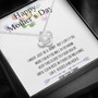 Happy Mothers Day From Your Bump Gift To Expecting Mom, Mother's Day Gift, Mothers Day Love Knot Necklace For Pregnant Expecting Moms Gift