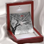 I'll Be There Love Knot Necklace Message Card