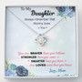 Love Forever From Mom Love Knot Necklace