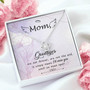 Love Knot Necklace For Mom Mom Godbyes Are Not Forever,Are Not The End, It Simply Means I'll Miss You Until We Meet Again Message Card With Mahogany Style Luxury Box