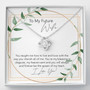 Love Knot Necklace, Future Wife Gift, Birthday Gift For Fiancee, Engagement Birthday Gift, Future Wife Jewelry, First Date Anniversary, Sentimental