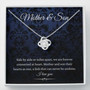 Mom Necklace, Mother & Son, Mom Gifts From Son, Gift For Mom From Son, Sentimental Gifts