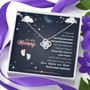 Mom Necklace, To My Mommy, From Baby Bump Necklace , Pregnancy Gift For Mommy From Baby Bump