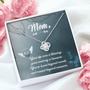 Mom Your Life Was A Blessing - Love Knot Necklace