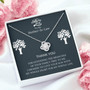 Mother’S Day - To My Mother-In-Law - Family Tree - Love Knot Necklace