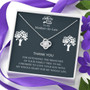 Mother’S Day - To My Mother-In-Law - Family Tree - Love Knot Necklace