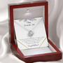 Mother's Day Gift From Daughter To Mom Forever Love Knot Necklace For Mom