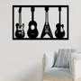 Music Decor, Guitar Sign, Music Room Decor, Musical Note Sign, Record Decor, Guitar Art, Metal Sign, Metal Wall Art, Musician Sign, Guitar