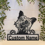 Personalized Chinese Crested Dog Metal Sign Art | Custom Chinese Crested Metal Sign | Chinese Crested Gifts Funny | Dog Gift | Animal Custom Personalized Chinese Crested Dog Metal Sign Art | Custom Chinese Crested Metal Sign | Chinese Crested Gifts Funny | Dog Gift | Animal Custom