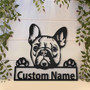 Personalized French Bulldog Metal Sign Art | Custom French Bulldog Metal Sign | French Bulldog Dog Gifts for Men | Dog Gift | Animal Gift Personalized French Bulldog Metal Sign Art | Custom French Bulldog Metal Sign | French Bulldog Dog Gifts for Men | Dog Gift | Animal Gift
