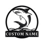 Personalized Shark Metal Sign | Shark Metal Wall Art | Shark Metal wall Decor | Shark Lover Gift | Custom Shark | Shark