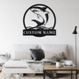 Personalized Shark Metal Sign | Shark Metal Wall Art | Shark Metal wall Decor | Shark Lover Gift | Custom Shark | Shark