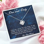Promise Love Knot Necklace For Her, Gift For Girlfriend/Wife From Boyfriend, Anniversary Gift, Valentine Day Gifts, Gift For Girlfriends Birthday