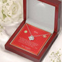 To Mom "For All The Times Love Knot Necklace" From Daughter
